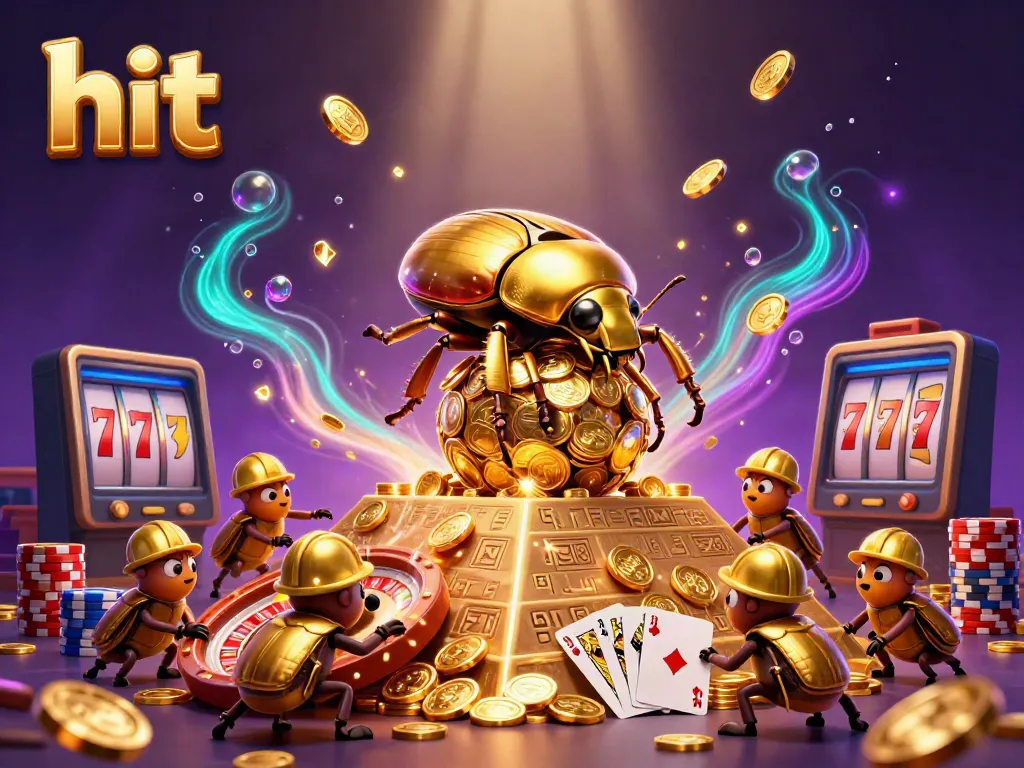 Experience thrilling hit strategies with dynamic casino elements in this rich illustration.