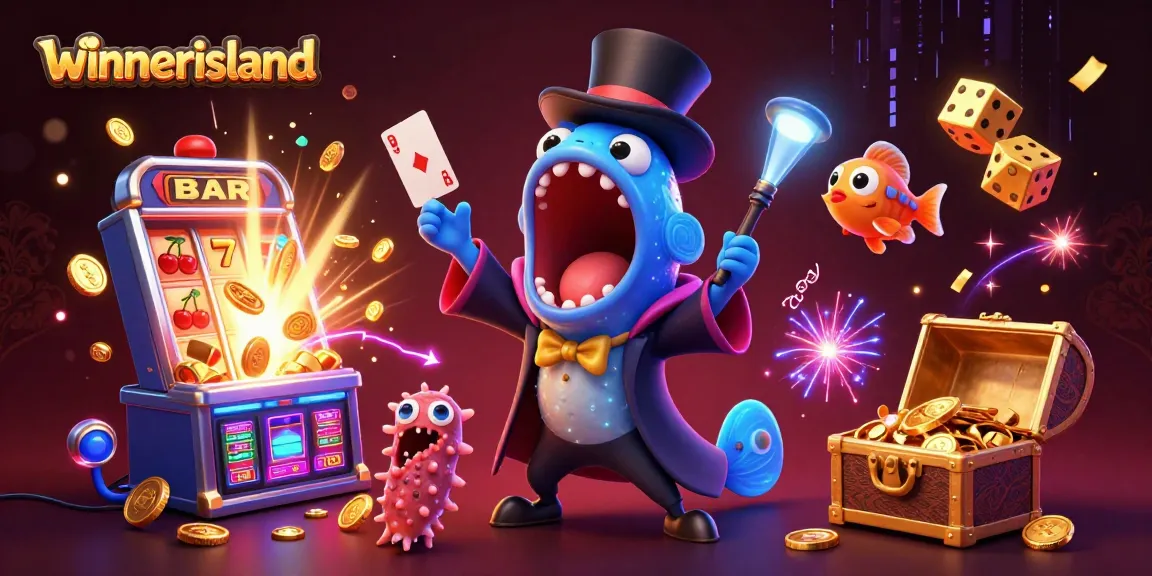 Play exciting games like slots and jackpot at winnerisland with vibrant characters and rich visual elements.