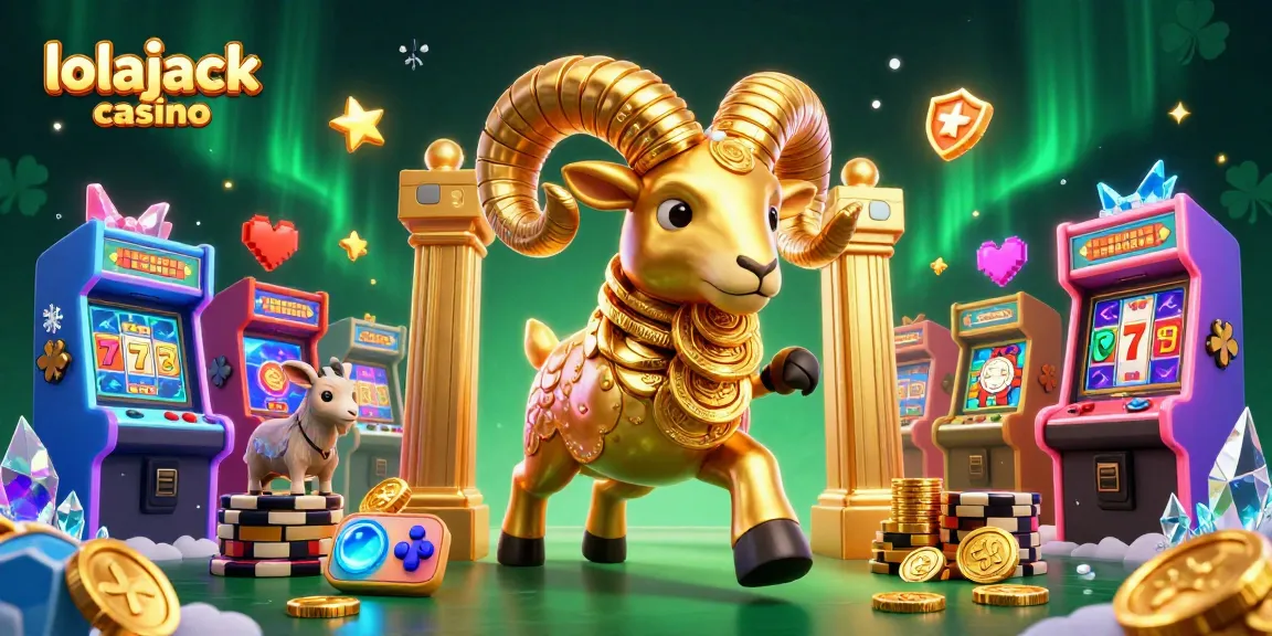 Experience the thrill of lolajack casino with dynamic gameplay and golden rewards in a vibrant 3D scene.